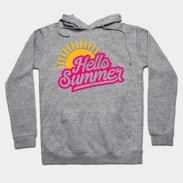 Hello Summer Hoodie by Ombre Dreams